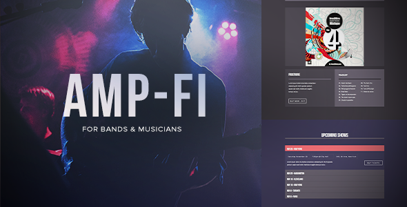 AMP-FIMusic Band Muse - ThemeForest 9356103