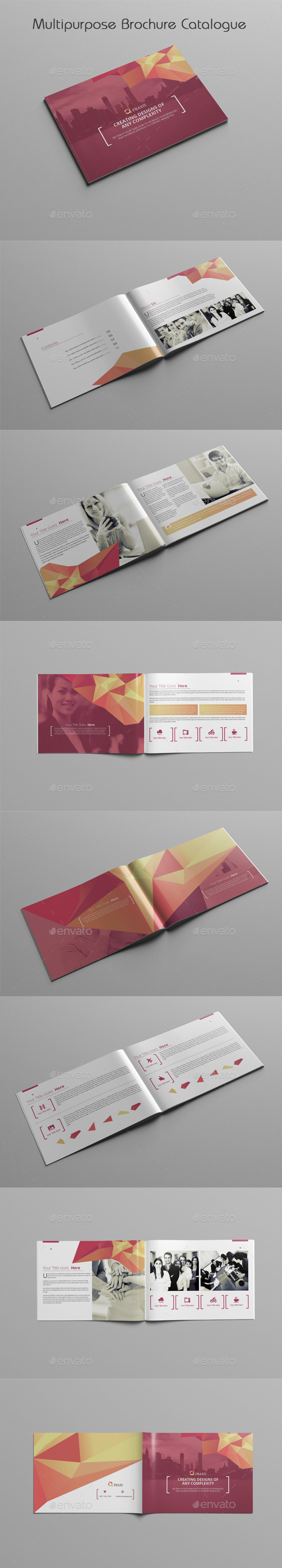 Multipurpose Brochure Catalogue - Brochures Print Templates