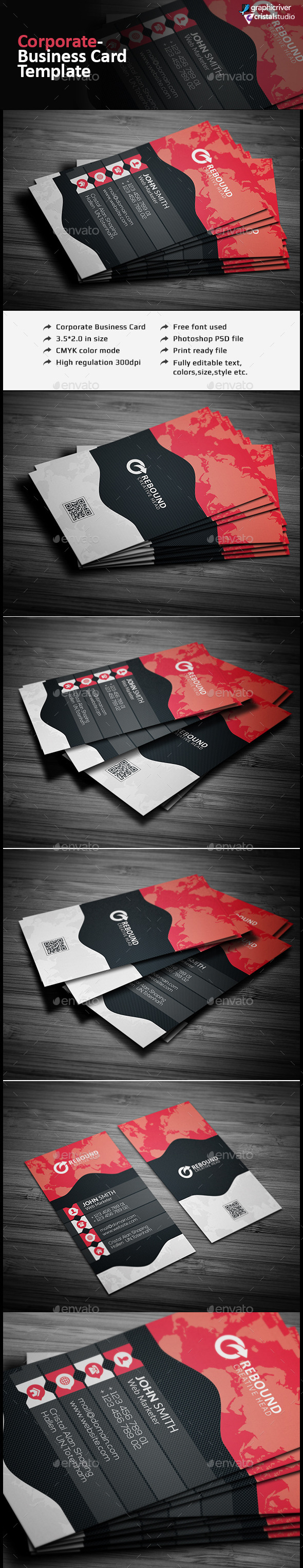 Corporate Business Card - Corporate Business Cards