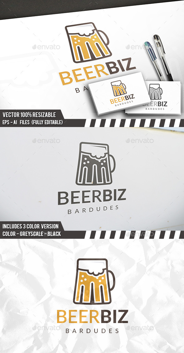Beer Logo Template Beer Logo Template
