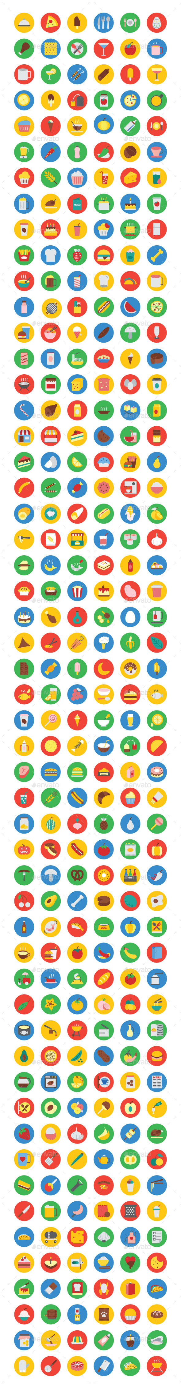 300+ Food Vector Icons - Food Objects