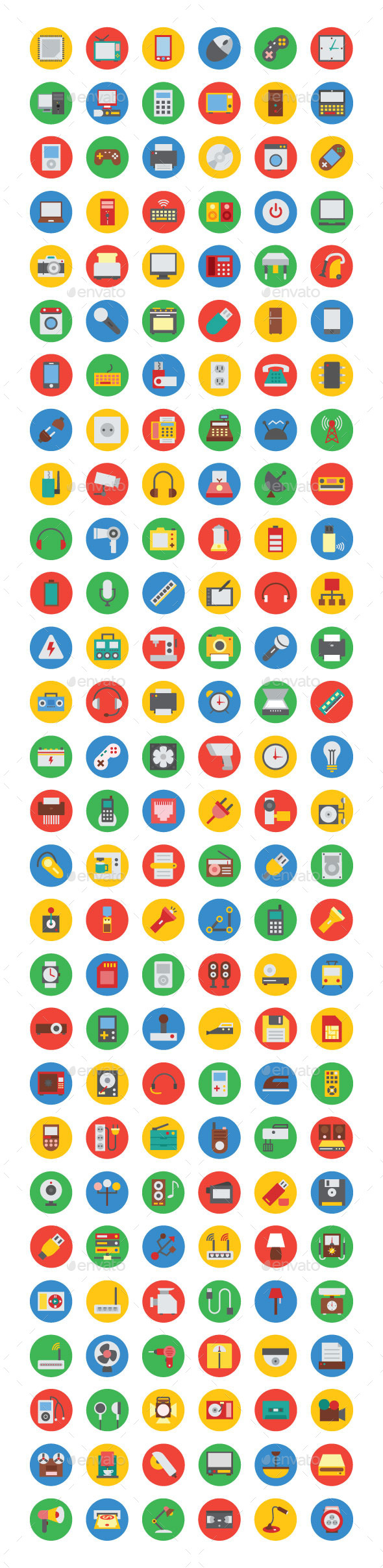 150+ Electronics Vector Icons - Objects Icons