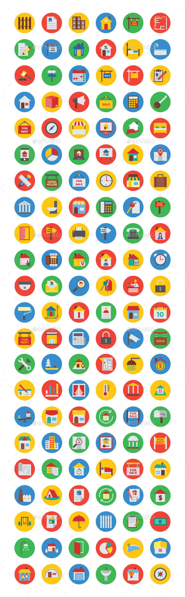 125+ Real Estate Vector Icons - Icons
