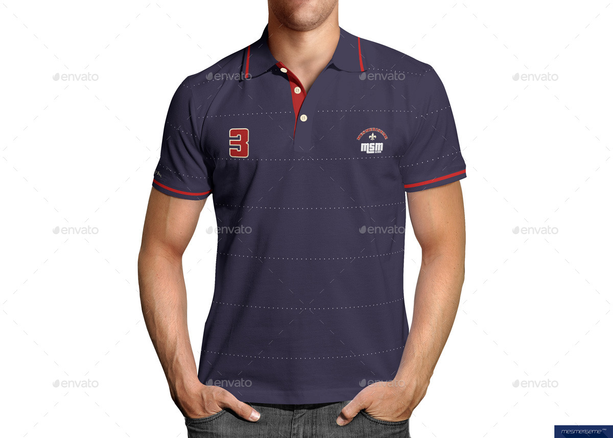 Download Polo Shirt on Model Mock-up by mesmeriseme_pro | GraphicRiver