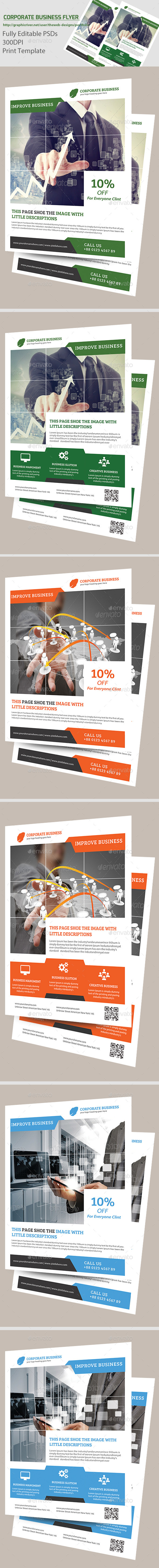 Creative Corporate Business Flyer - Flyers Print Templates