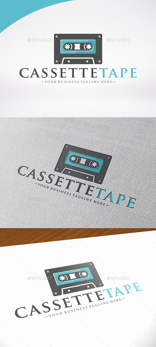 Cassette Music Logo Template Cassette Music Logo Template