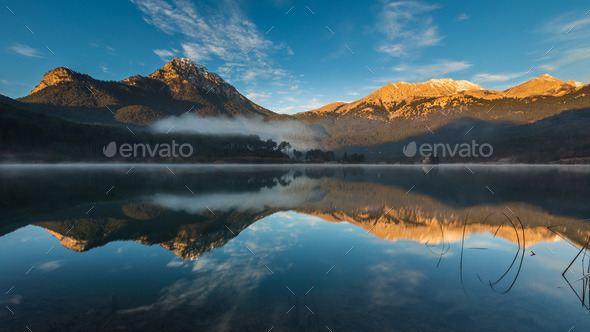 Lake reflections - Stock Photo - Images