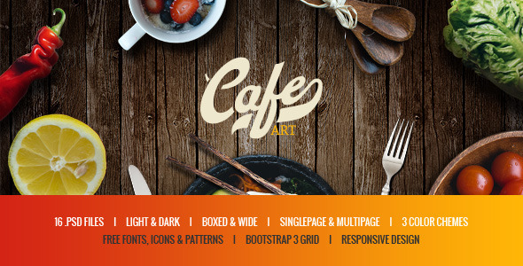 Cafe Art - Bar & Restaurant PSD Template by mwtemplates | ThemeForest
