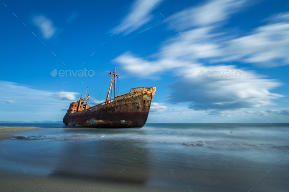 Shipwreck Dimitrios - Stock Photo - Images