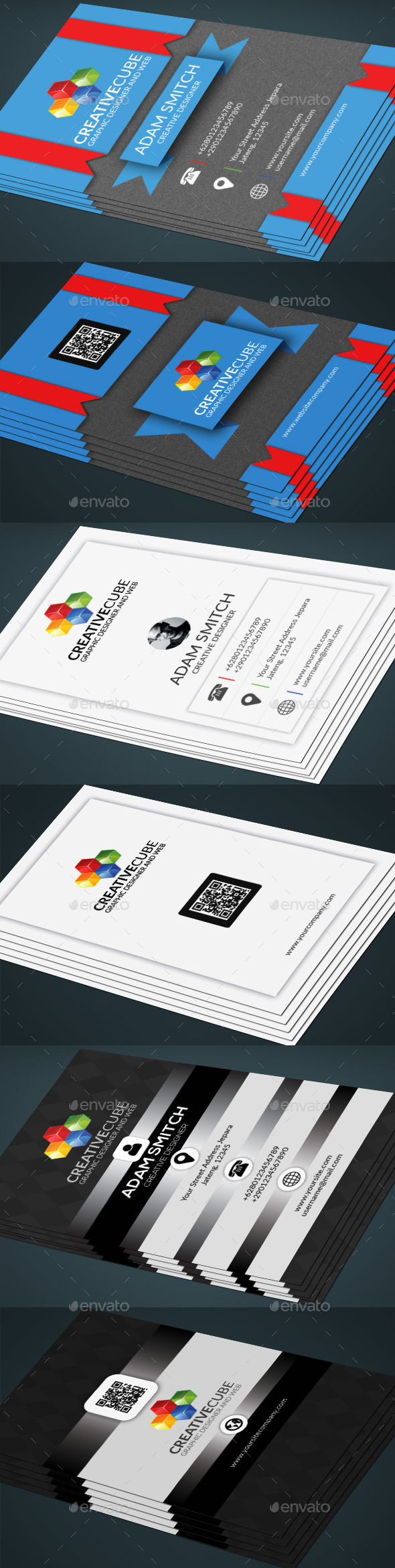 3 bundle clasik business card - Corporate Business Cards
