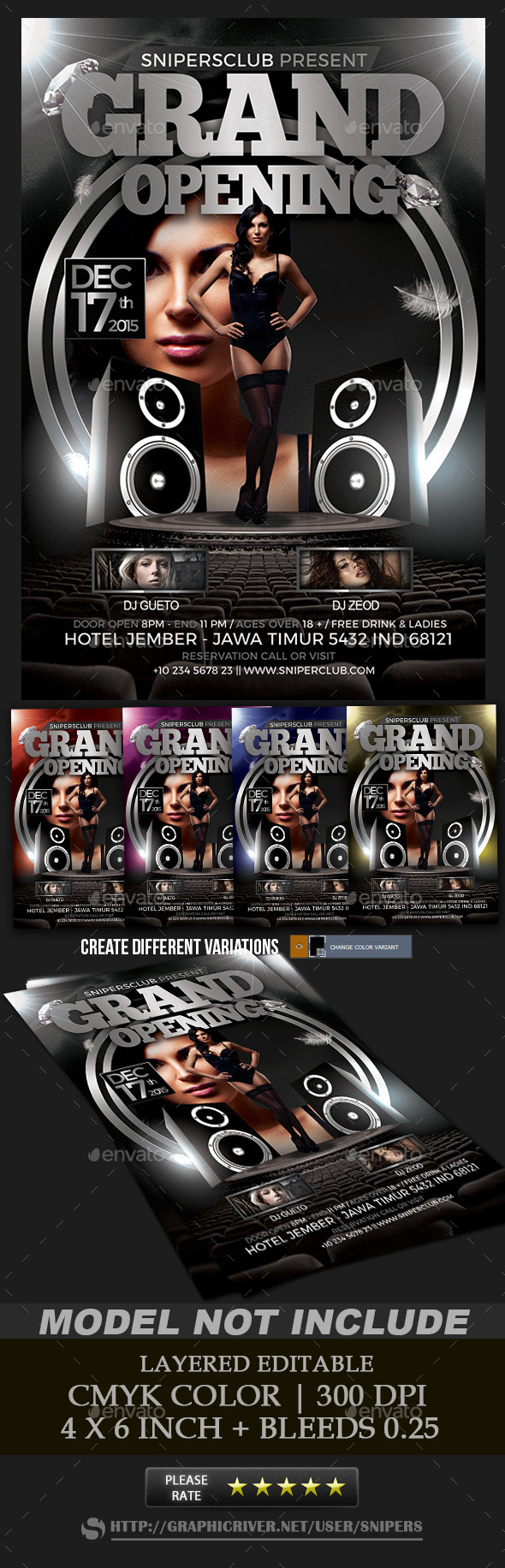 Grand Opening - Events Flyers