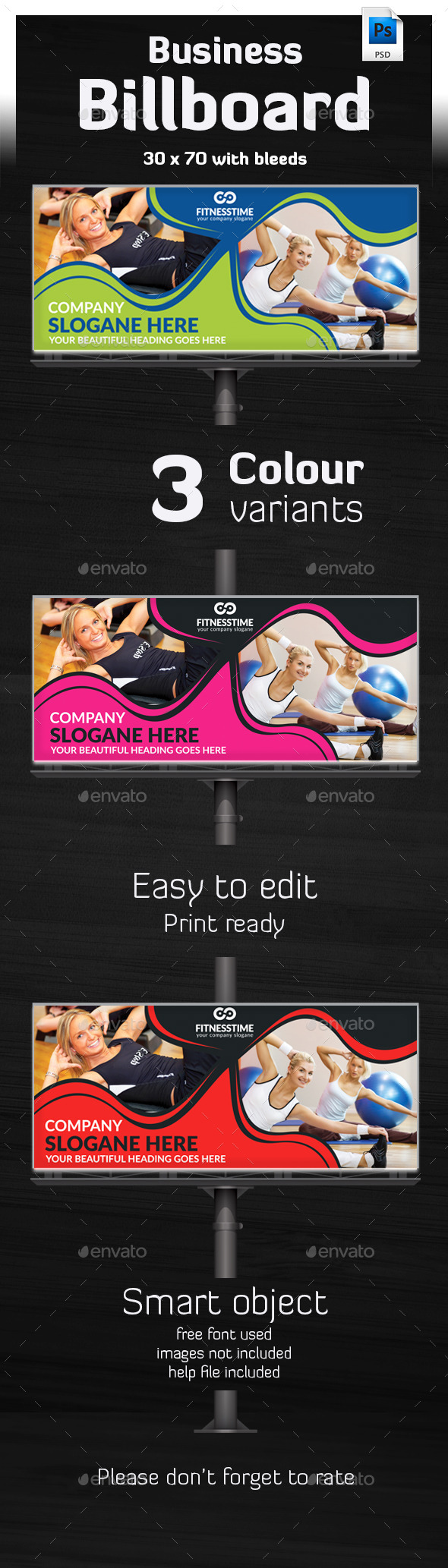 Ultimate Billboard Template - Signage Print Templates