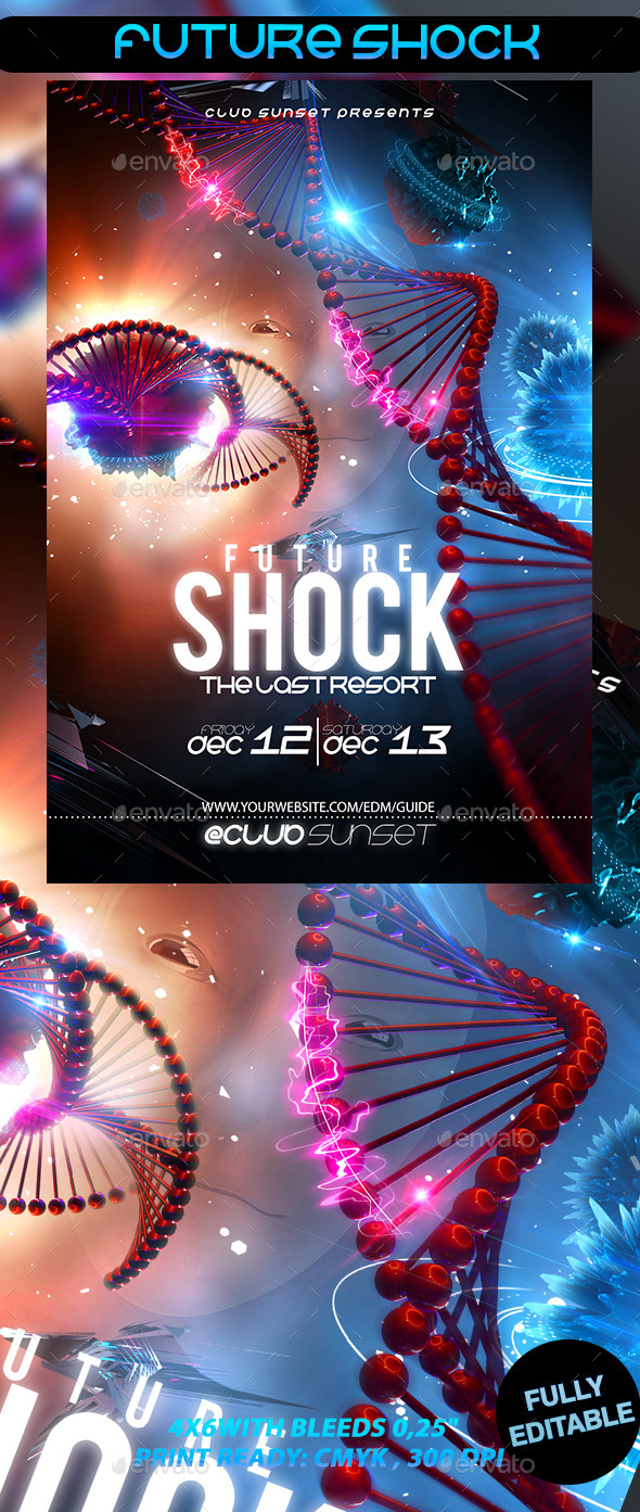 Future Shock - Events Flyers