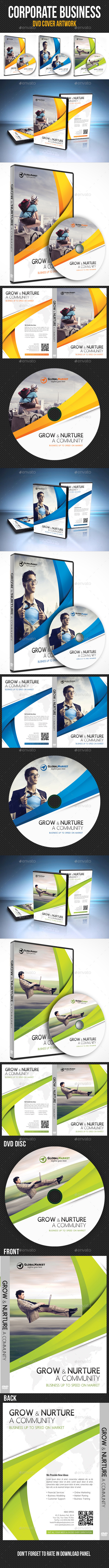 Corporate Business DVD Cover Template V01 - CD & DVD Artwork Print Templates