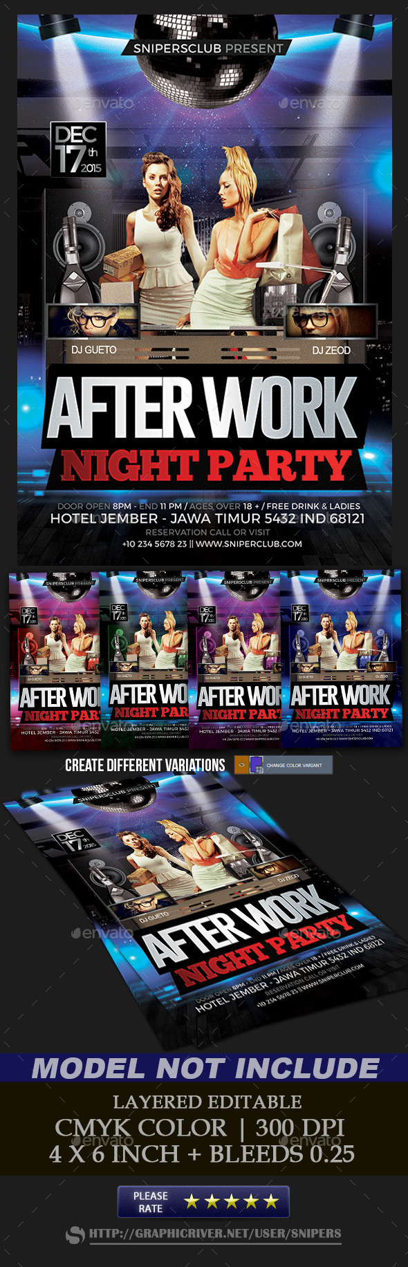 After Work - Events Flyers