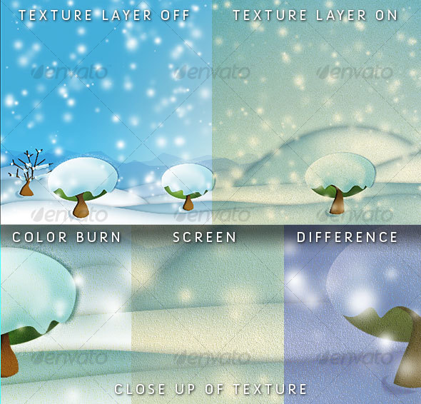 Digital Freeze Landscape - Backgrounds Graphics