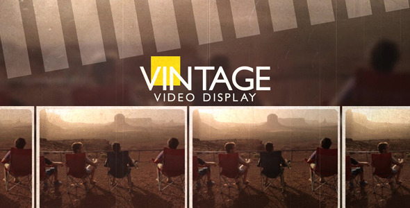 Vintage Video Display - VideoHive 12488875