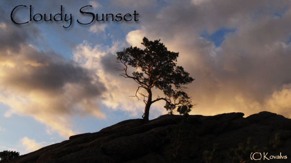 Cloudy Sunset Cloudy Sunset