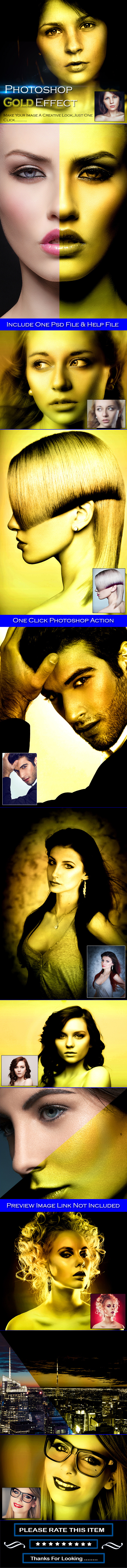Photoshop Gold Effect Photoshop Gold Effect