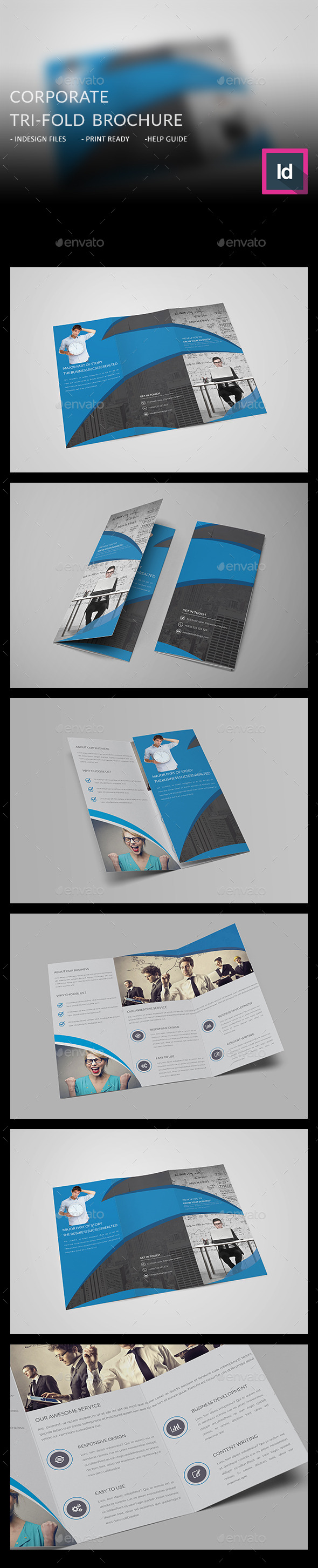 Corporate Tri-fold Brochure - Corporate Brochures