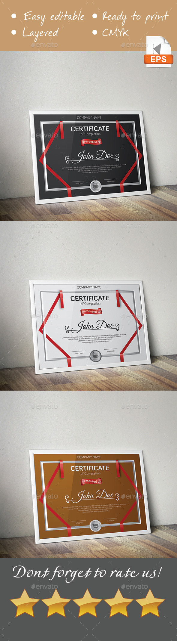 Multipurpose Certificate - Certificates Stationery