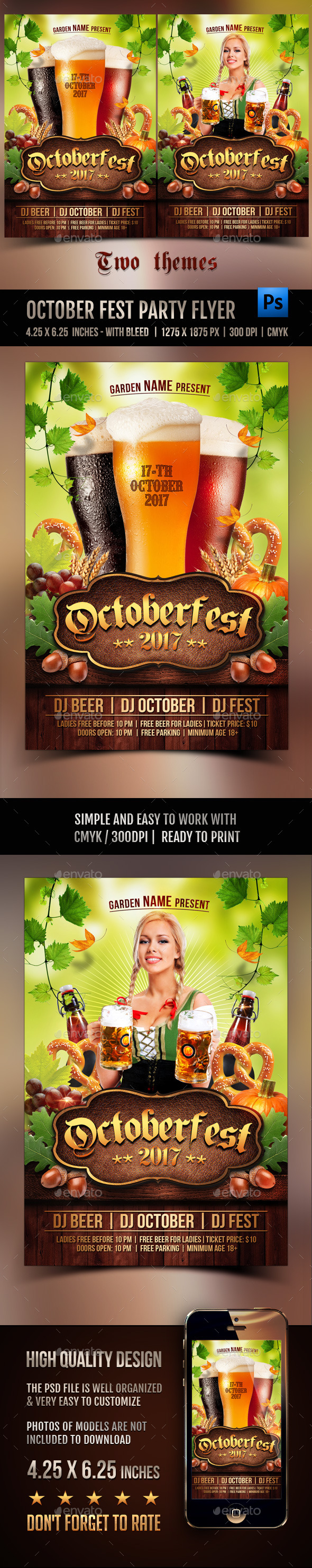 Octoberfest Party Flyer - Events Flyers