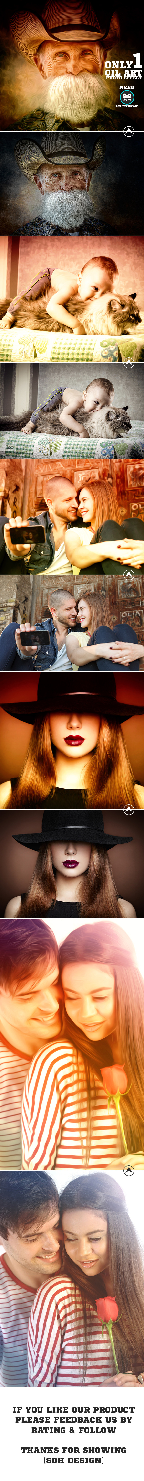 Oil Paint Photo Effect - Photo Effects Actions