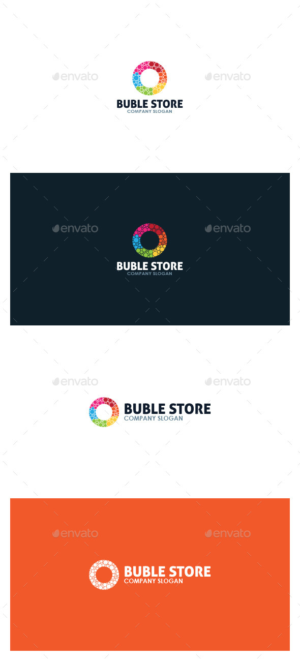 Buble Store Logo - Symbols Logo Templates