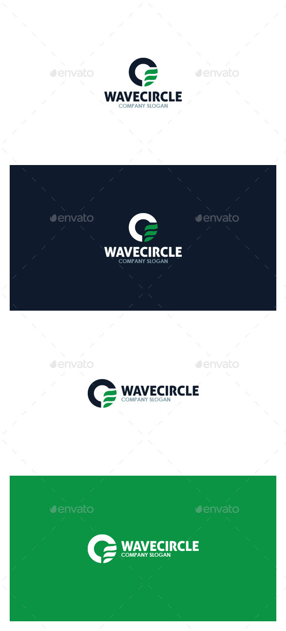Wave Circle Logo - Symbols Logo Templates