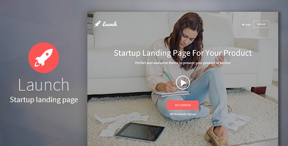 Launch - Startup - ThemeForest 12437877
