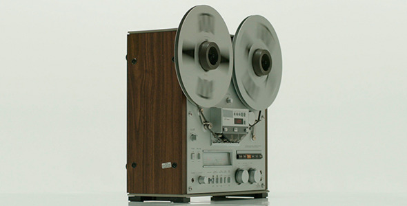Old Reel Tape Recorder