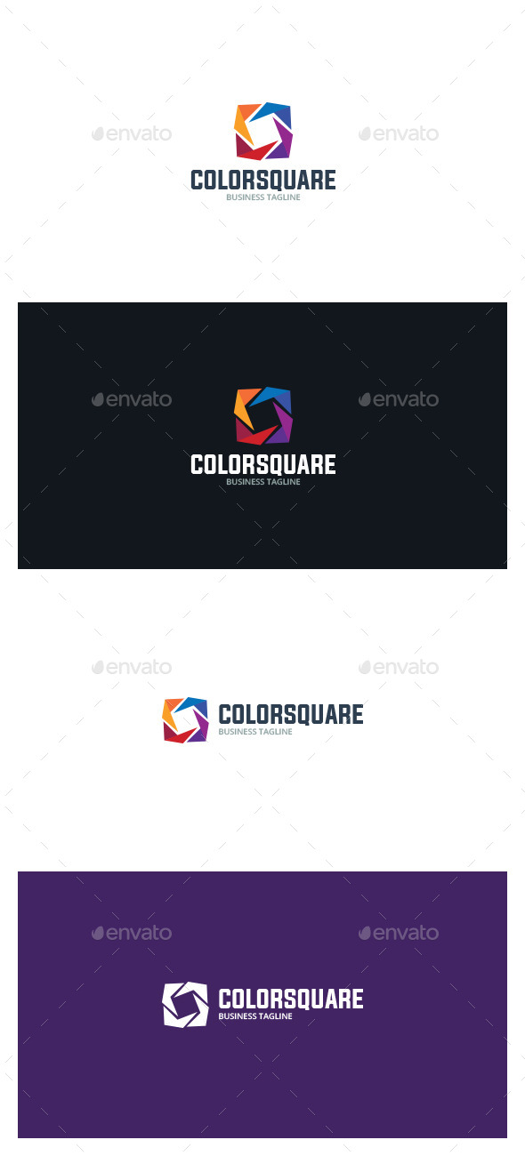 Color Square Logo - Symbols Logo Templates