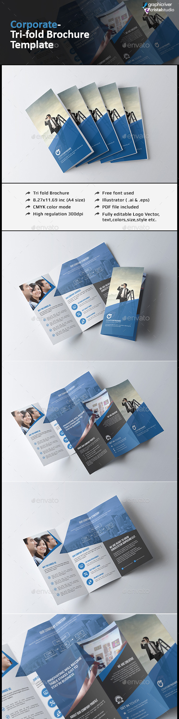 Agency Tri-fold Brochure - Corporate Brochures