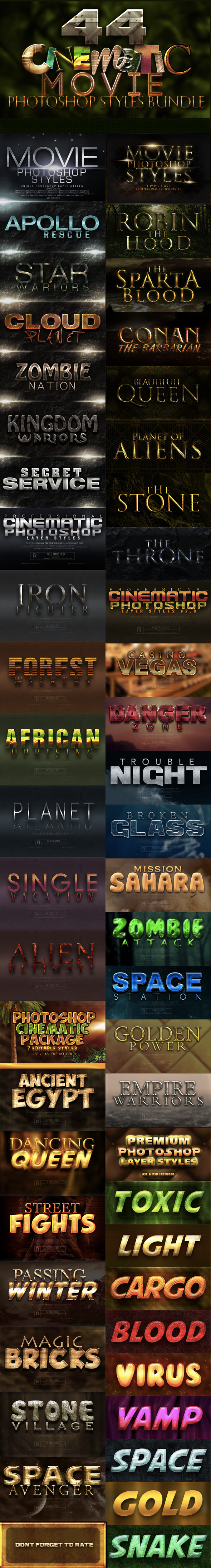 44 Cinematic Movie Styles 44 Cinematic Movie Styles