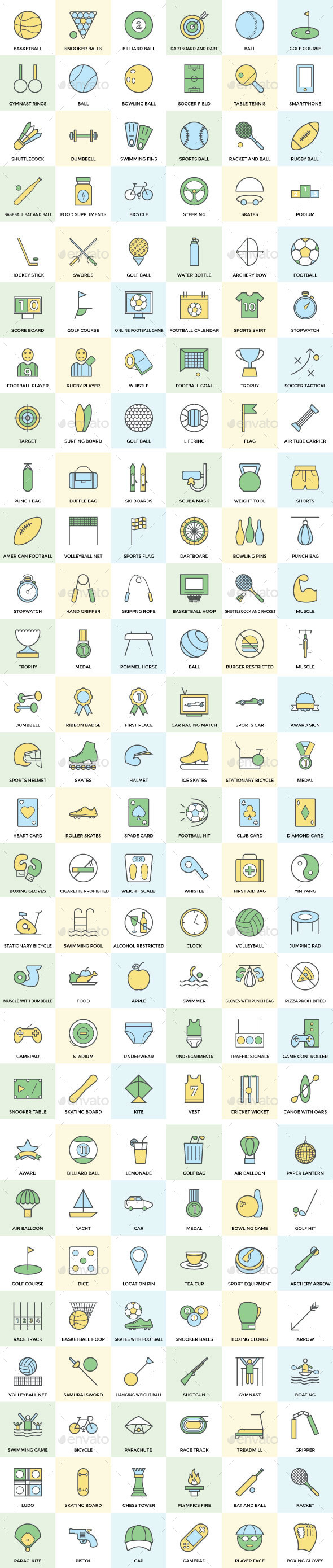 150+ Sports Icon Set - Icons