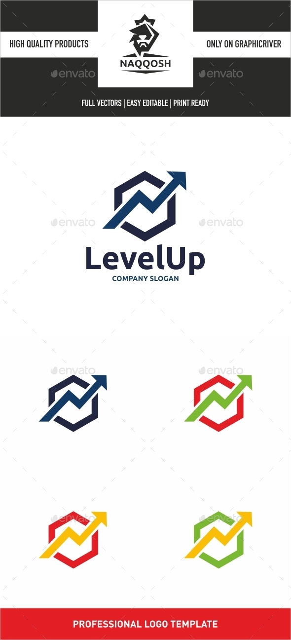 Level Up - Symbols Logo Templates