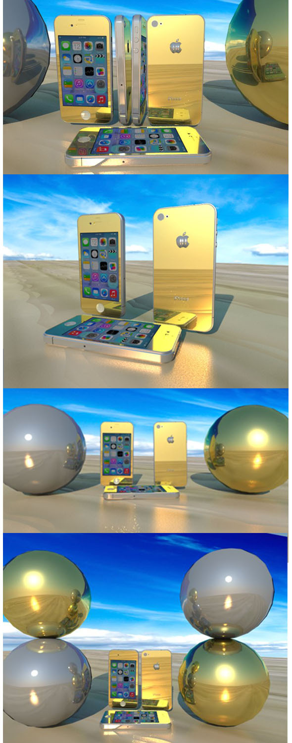 GOLDENSILVER iPhone 4 - 3Docean 12504634
