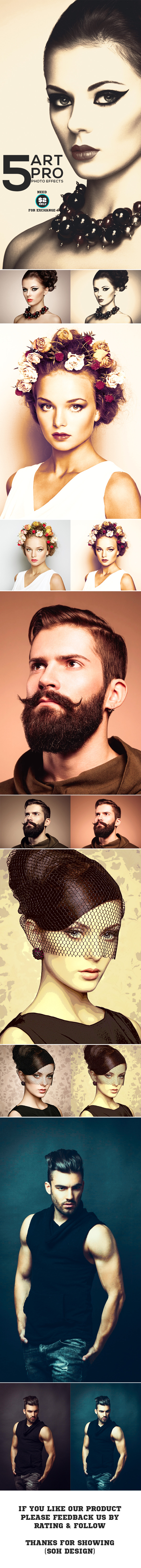 5-Art Pro Photo Effects - Photo Effects Actions
