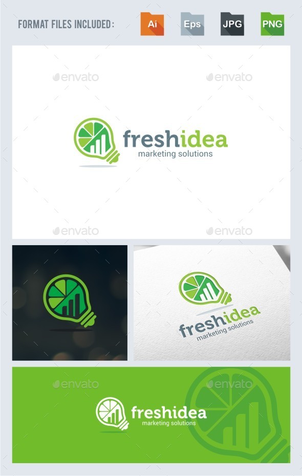 Fresh Idea Marketing - Logo Template - Symbols Logo Templates