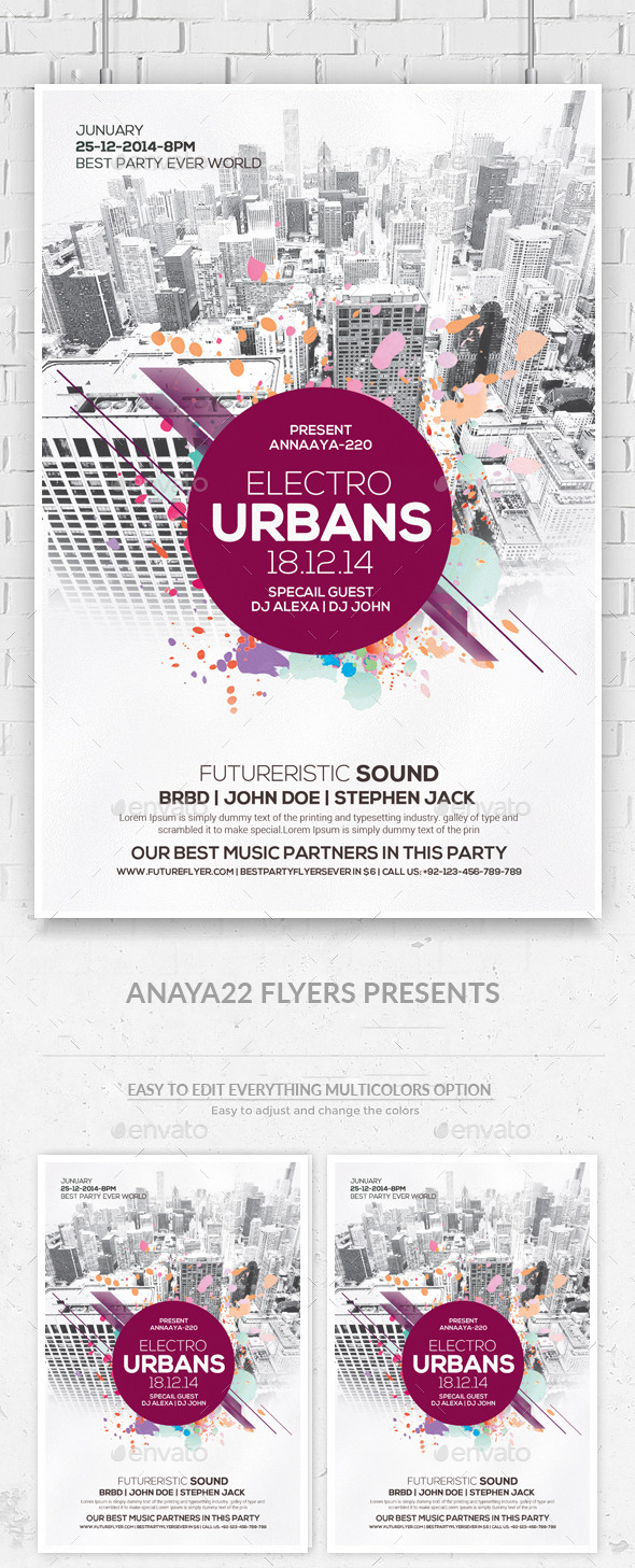 City Concert - Flyer / Poster - Clubs & Parties Events