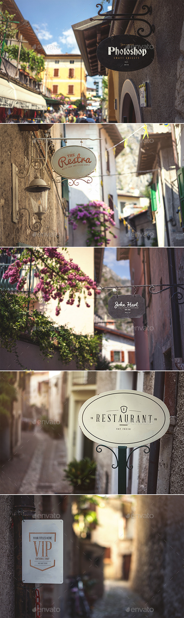 Shop Signs - Realistic Mock Up - Logo Product Mock-Ups