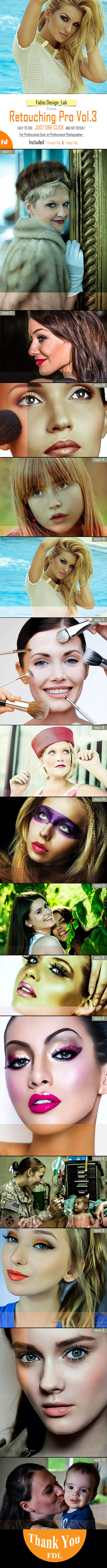 Retouching Pro Vol.3 - Portrait Lightroom Presets