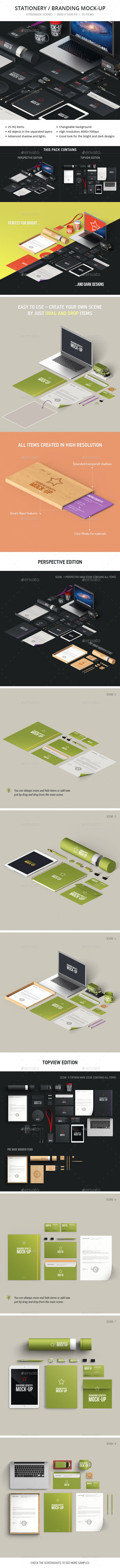 Stationery Branding Mock-Up Stationery Branding Mock-Up