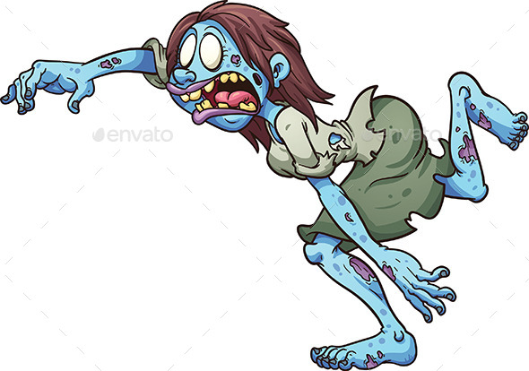Cartoon Zombi - Monsters Characters