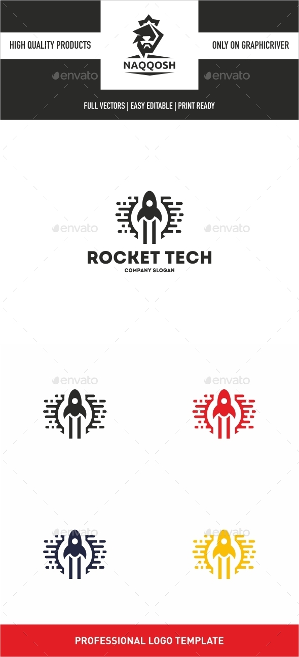 Rocket Tech - Symbols Logo Templates