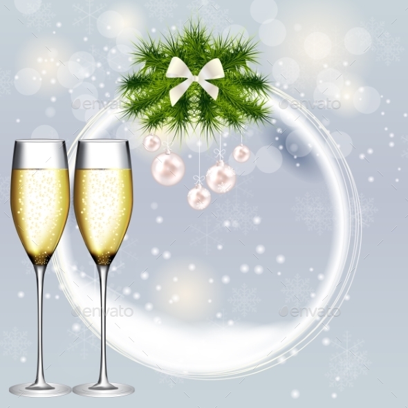 Abstract Beauty Christmas And New Year Background - Christmas Seasons/Holidays