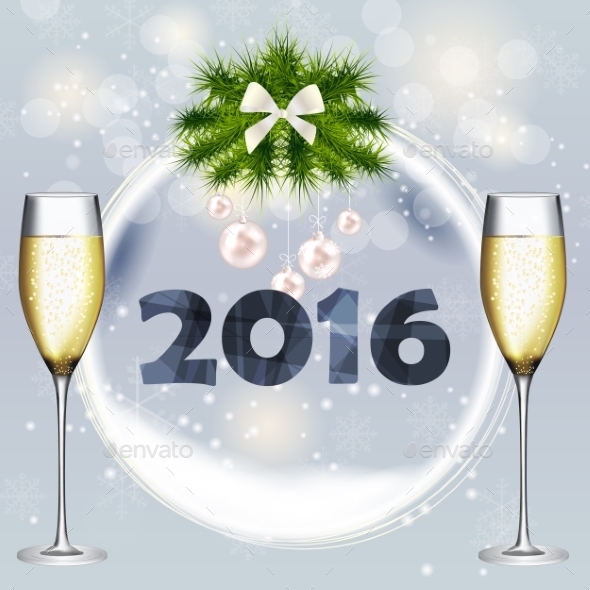Abstract Beauty Christmas And New Year Background - Christmas Seasons/Holidays