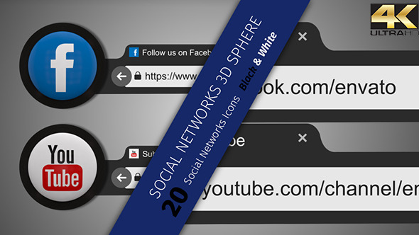 Social Networks 3D - VideoHive 12508349