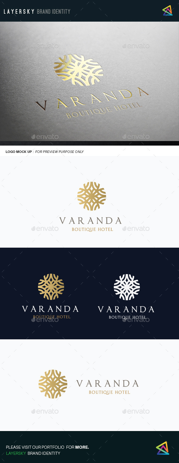 Boutique Hotel II - Crests Logo Templates