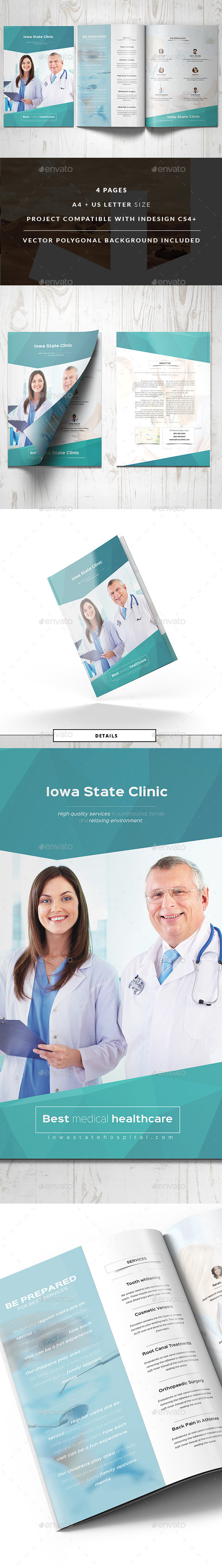 Medical Multipurpose Horizontal Brochure - Informational Brochures